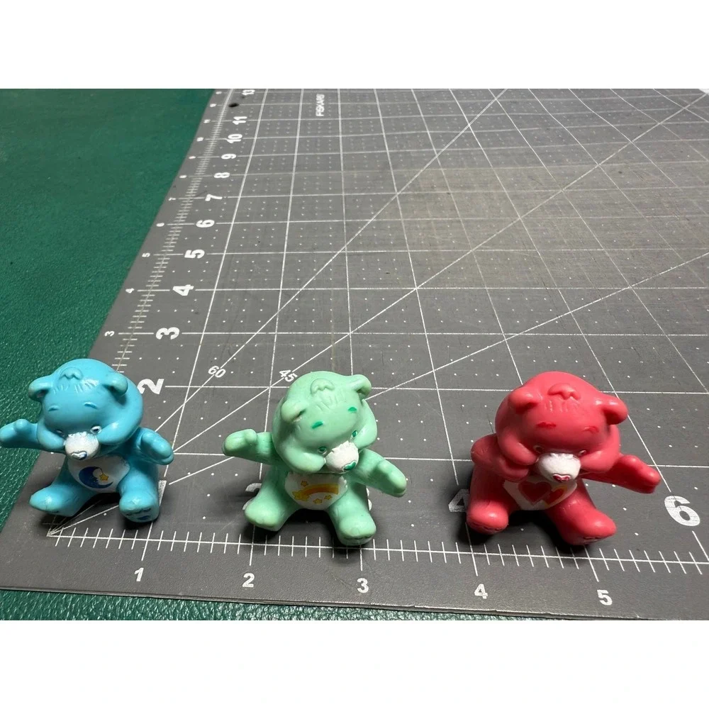 Vintage Care Bears‎ TCFC PVC Figures Figurines Lot of 7